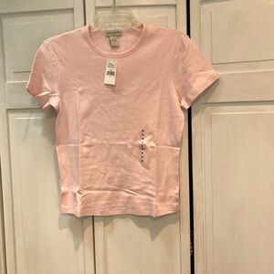 Banana Republic NWT Pink 100% Cotton Top- S